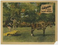 9y324 CALFORD VS. REDSKINS LC 1928 George J. Lewis & Dorothy Sulliver on wacky horse-drawn raft!