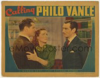 9y326 CALLING PHILO VANCE LC 1940 James Stephenson as the great detective by worried couple!