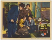 9y338 CHARLIE CHAN AT THE CIRCUS LC 1936 Warner Oland, Keye Luke & tiny George Brasno w/dead body!