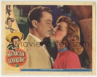 9y691 MEXICAN HAYRIDE LC #5 1948 romantic c/u of Virginia Grey & John Hubbard about to kiss!