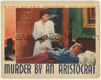 9y707 MURDER BY AN ARISTOCRAT LC 1936 man marries into rich family, blackmails them & is murdered!