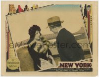 9y718 NEW YORK LC 1927 William Powell & Estelle Taylor with Queensboro Bridge in background, rare!