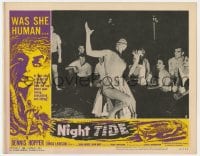 9y725 NIGHT TIDE LC #3 1963 a temptress from the sea intent upon killing, cool border art!