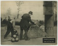 9y730 NOW YOU TELL ONE LC 1926 Charley Bowers short, wild image of man with head in cannon, rare!