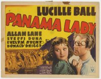 9y140 PANAMA LADY TC 1939 great close up of Lucille Ball & Allan Lane + sexy showgirls!