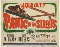 9y141 PANIC IN THE STREETS TC 1950 Richard Widmark, Paul Douglas, Elia Kazan film noir!