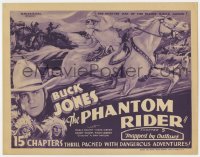 9y147 PHANTOM RIDER chapter 5 TC 1936 art of cowboy Buck Jones on horseback, Universal serial!