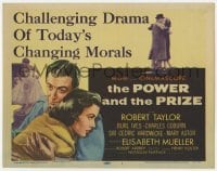 9y154 POWER & THE PRIZE TC 1956 Robert Taylor & Elisabeth Mueller deal w/today's changing morals!