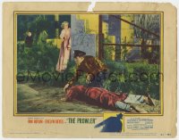 9y768 PROWLER LC #6 1951 Joseph Losey, Evelyn Keyes shocked at Van Heflin with dead body!