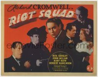 9y165 RIOT SQUAD TC 1941 undercover cop Richard Cromwell, Rita Quigley, crime doctor!