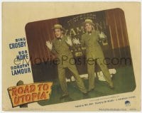 9y785 ROAD TO UTOPIA LC #6 1946 image of wacky Bob Hope & Bing Crosby in dance number!