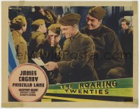 9y786 ROARING TWENTIES Other Company LC 1939 James Cagney & Humphrey Bogart read a letter from home!