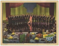 9y857 STRIKE ME PINK LC 1936 Dona Drake as Rita Rio performing on stage with guys in tuxedos!