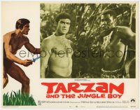 9y871 TARZAN & THE JUNGLE BOY LC #5 1968 great close up of barechested Mike Henry & native man!