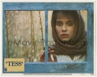 9y880 TESS LC #6 1981 Roman Polanski, c/u of Nastassja Kinski in window used on one-sheet!