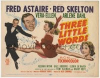 9y218 THREE LITTLE WORDS TC 1950 Fred Astaire, Red Skelton, sexy Vera-Ellen & Arlene Dahl!