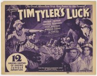 9y221 TIM TYLER'S LUCK TC 1937 Universal, art of Frankie Thomas as the great adventure strip hero!