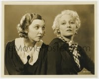 1a083 ASLEEP IN THE FEET 8x10.25 still 1933 Zasu Pitts eyes Thelma Todd in this Hal Roach short!