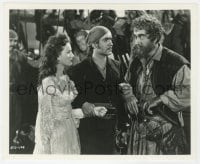 1a128 BLACK SWAN 8.25x10 still 1942 Tyrone Power between sexy Maureen O'Hara & George Sanders!