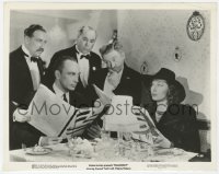 1a129 BLACKOUT 8x10 still 1940 Conrad Veidt & Valerie Hobson looking at restaurant menus!