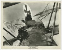 1a133 BLUE MAX 8x10 still 1966 best close up of pilot George Peppard in his World War I plane!