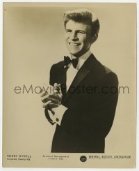 1a135 BOBBY RYDELL 8x10 music publicity still 1960s the rock 'n' roll star in tuxedo at GAC!