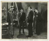 1a142 BOWERY AT MIDNIGHT 8x9.75 still 1942 Tom Neal holds gun on man as Bela Lugosi watches!