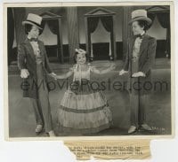 1a146 BREAKING THE ICE 8.25x10 still 1938 Bobby Breen & 6 year old ice skater Irene Dare!