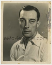 1a156 BUSTER KEATON deluxe 8x10 still 1930s head & shoulders portrait by Clarence Sinclair Bull!