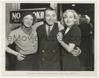 1a169 CAROLE LOMBARD/RUTH CHATTERTON/RICHARD BARTHELMESS 8x10.25 still 1935 at Venice Pier Fun House!