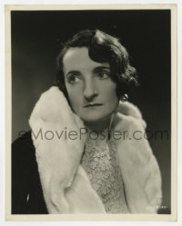 1a172 CAVALCADE 8x10 still 1933 head & shoulders portrait of Una O'Connor wearing fur!