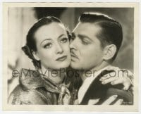 1a175 CHAINED 8x10 still 1934 great romantic close up of Clark Gable & sad Joan Crawford!