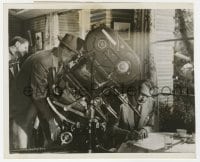 1a193 CLOAK & DAGGER candid 8x9.75 still 1946 Fritz Lang behind the camera filming Gary Cooper!