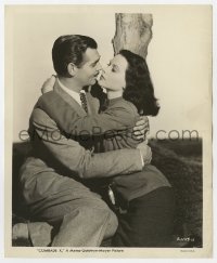 1a198 COMRADE X 8.25x10 still 1940 great romantic close up of Clark Gable & sexy Hedy Lamarr!