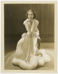 1a148 BRIDE OF FRANKENSTEIN 8x10.25 still 1935 seated portrait of Valerie Hobson w/ head on hands!