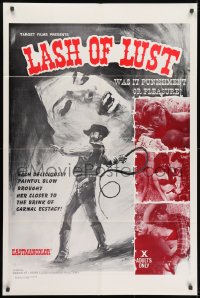 1b506 LASH OF LUST 1sh 1972 western s&m sexploitation, was it punishment or pleasure!