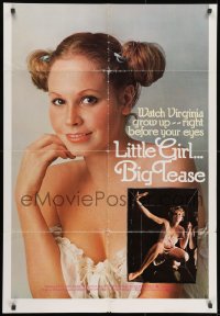 1b526 LITTLE GIRL BIG TEASE 1sh 1977 watch sexy half-clad Jody Ray grow up before your eyes!