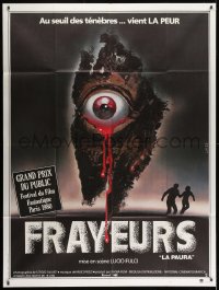 1c615 GATES OF HELL French 1p 1983 Lucio Fulci's Paura Nella Citta dei Morti Viventi, Landi art!