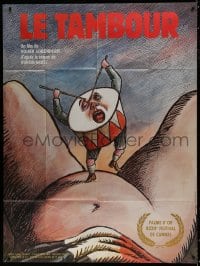 1c948 TIN DRUM French 1p 1980 Volker Schlondorff's Die Blechtrommel, anti-war, art by Roland Topor!