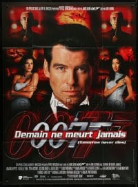 1c951 TOMORROW NEVER DIES French 1p 1997 Pierce Brosnan as Bond, Michelle Yeoh, Teri Hatcher!