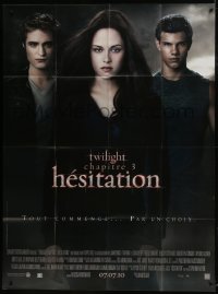 1c961 TWILIGHT SAGA: ECLIPSE advance French 1p 2010 Kristen Stewart, Robert Pattinson, Lautner!