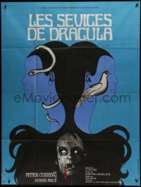 1c962 TWINS OF EVIL French 1p 1972 cool completely different Bacha art of female vampires!