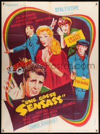 1c967 UNE GOSSE SENSASS French 1p R1960s Robert Bibal's A Groovy Kid, artwork of top stars!