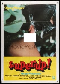 1c423 UP! Italian 1p 1978 Russ Meyer's Superup!, sexy completely different leather mask image!