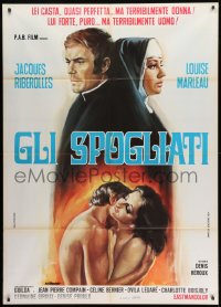 1c429 VIRGIN LOVERS Italian 1p 1971 L'Amour Humain, Jacques Riberolles, nunsploitation!