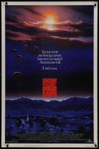 1g727 RED DAWN 1sh 1984 Patrick Swayze, C. Thomas Howell, Charlie Sheen, Jennifer Grey, Milius!