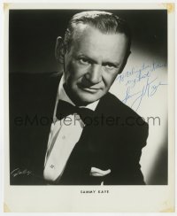 1h628 SAMMY KAYE signed 8x10 publicity still 1960s head & shoulders portrait in tuxedo by Gaby!