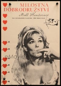 1t082 AMOROUS ADVENTURES OF MOLL FLANDERS Czech 11x16 1968 Kim Novak, different Sebek art!