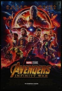 2b611 AVENGERS: INFINITY WAR int'l advance DS 1sh 2018 Robert Downey Jr., montage!