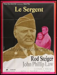 2f896 SERGEANT French 1p 1969 Rod Steiger, John Phillip Law, from the novel by Dennis Murphy!